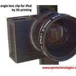 Clip to hold and align 37mm lens to iPad front